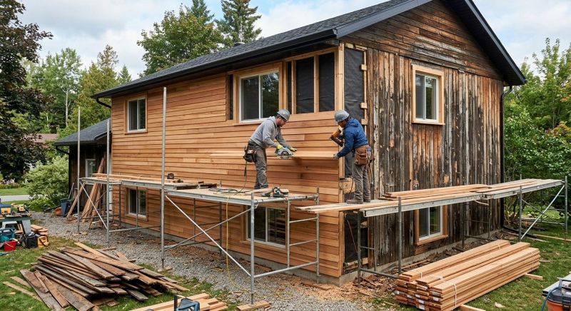 Wood Cladding Replacement in Boston, MA