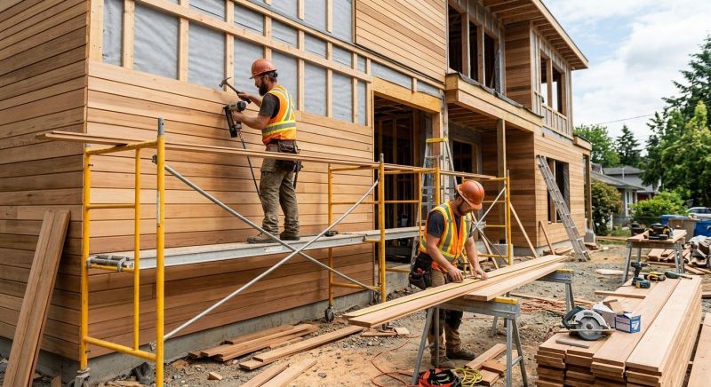 Hardwood Cladding Installation in Norwalk, CT