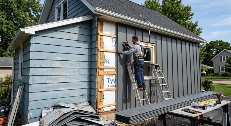Sheet Metal Siding Replacement in Stamford, CT
